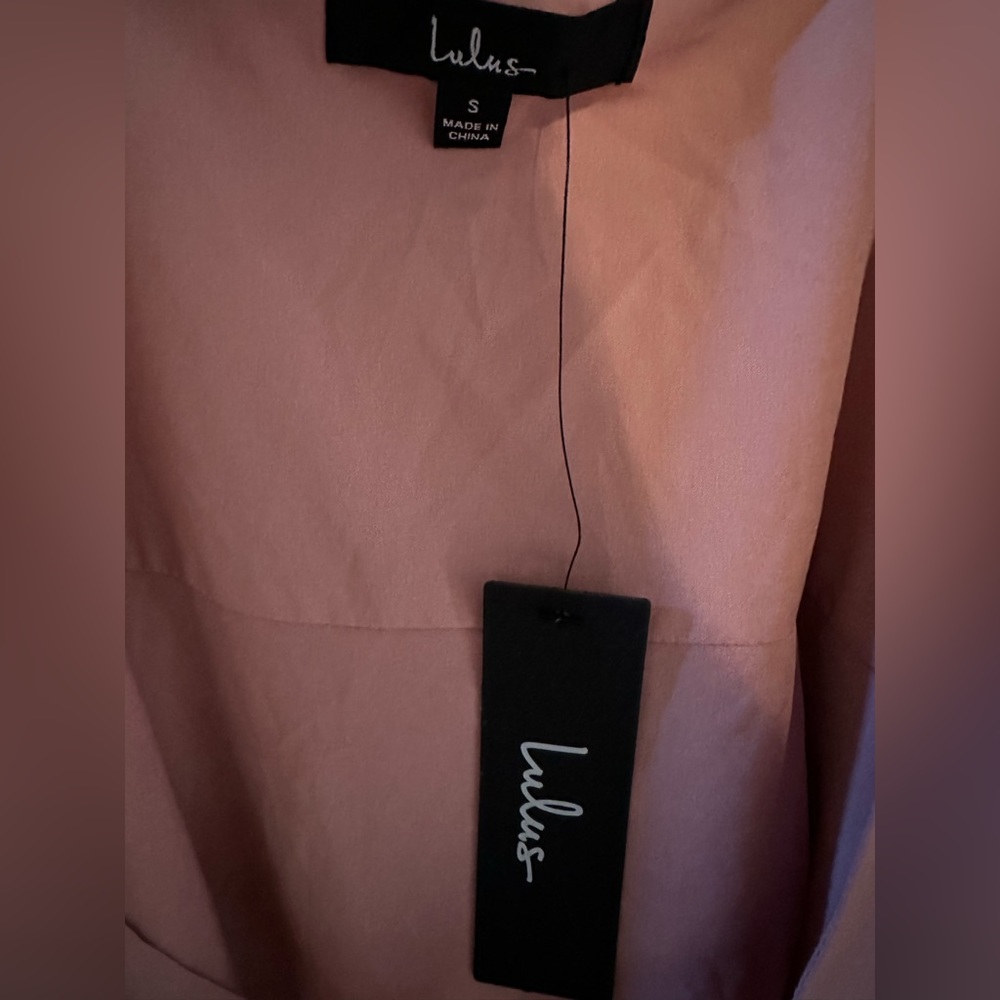 Lulu’s Mini Wrap Dress - Picture 5 of 5